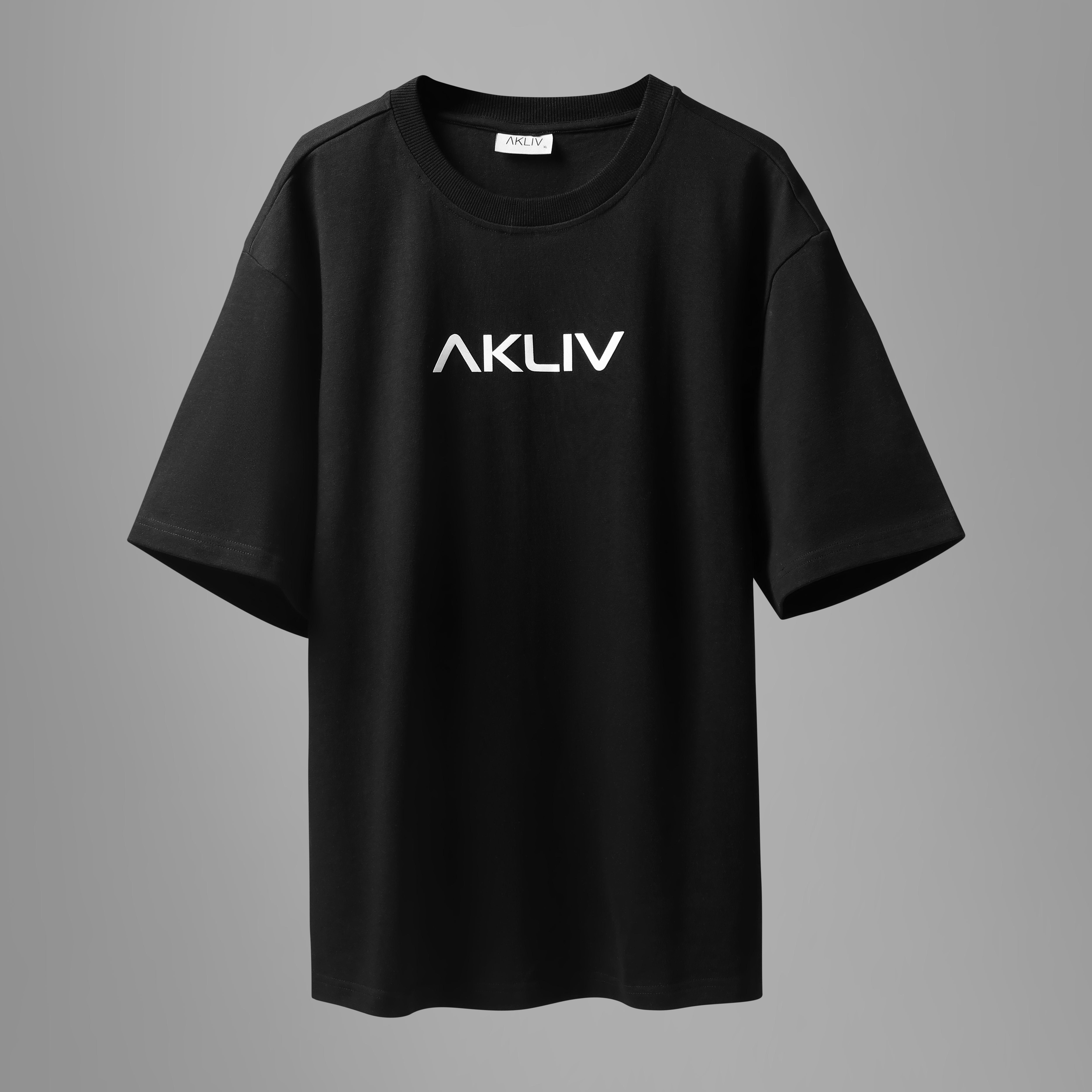 AKLIV BASICS BLACK T SHIRT