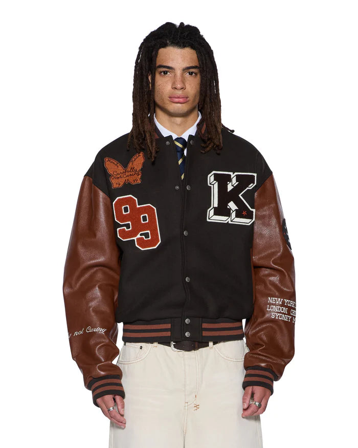 The Patched Varsity Jacket