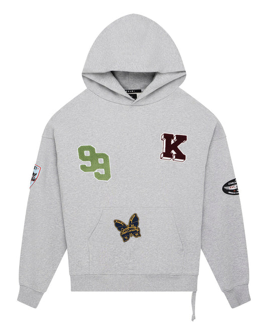 The Patched Ekcess Hoodie Grey