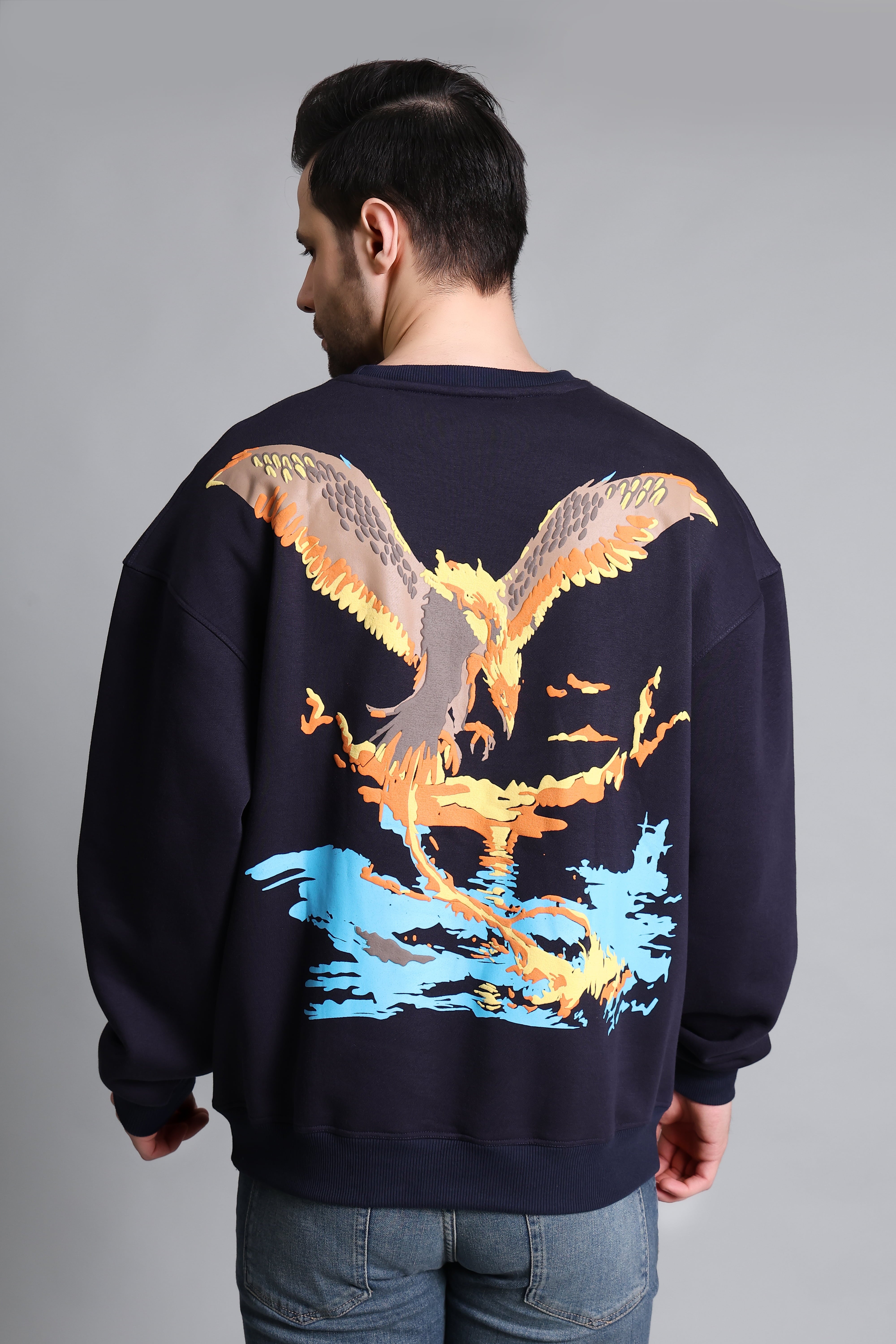 PHOENIX ARABIA NAVY BLUE SWEATSHIRT