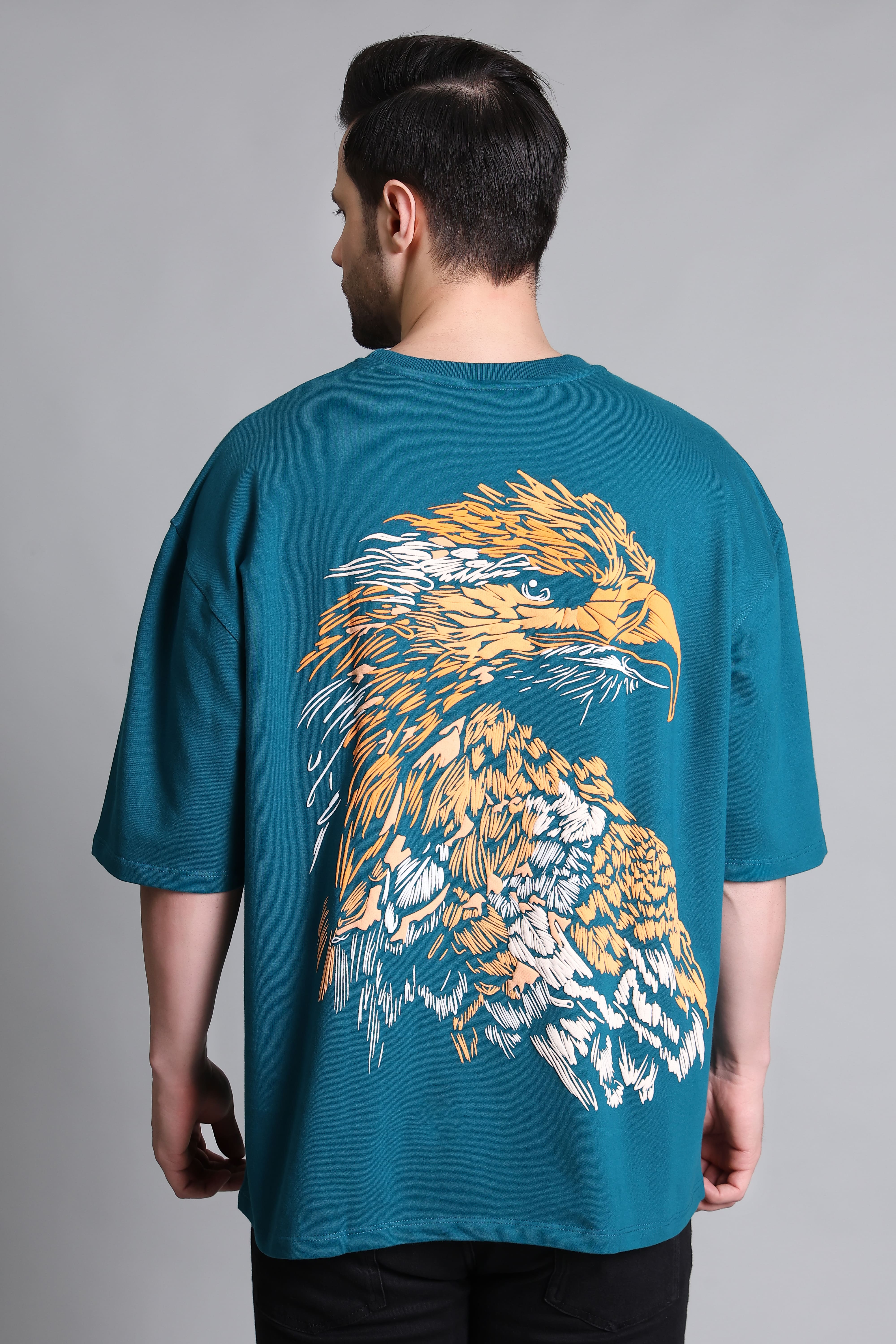 TURQUOISE RAPTOR T SHIRT