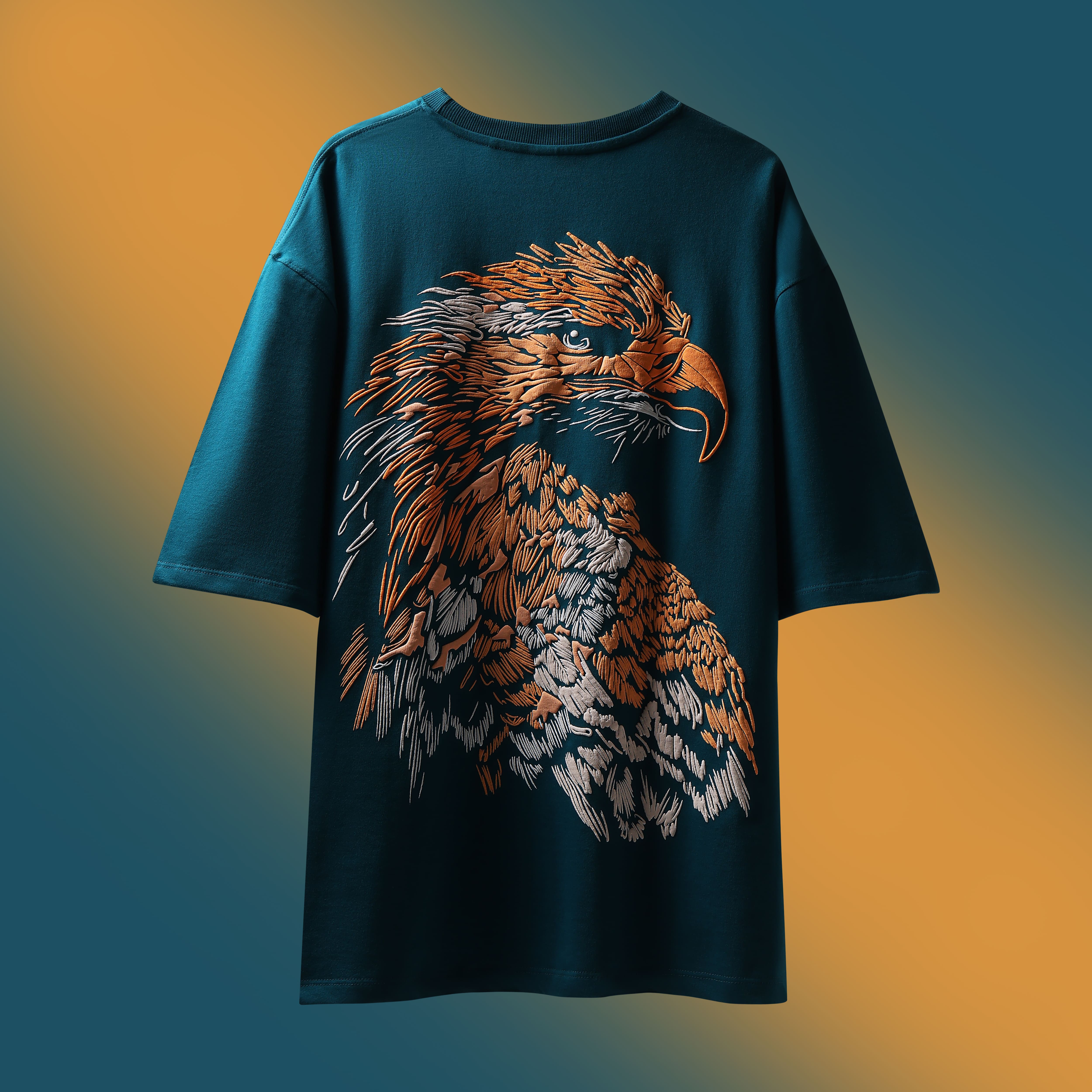 TURQUOISE RAPTOR T SHIRT