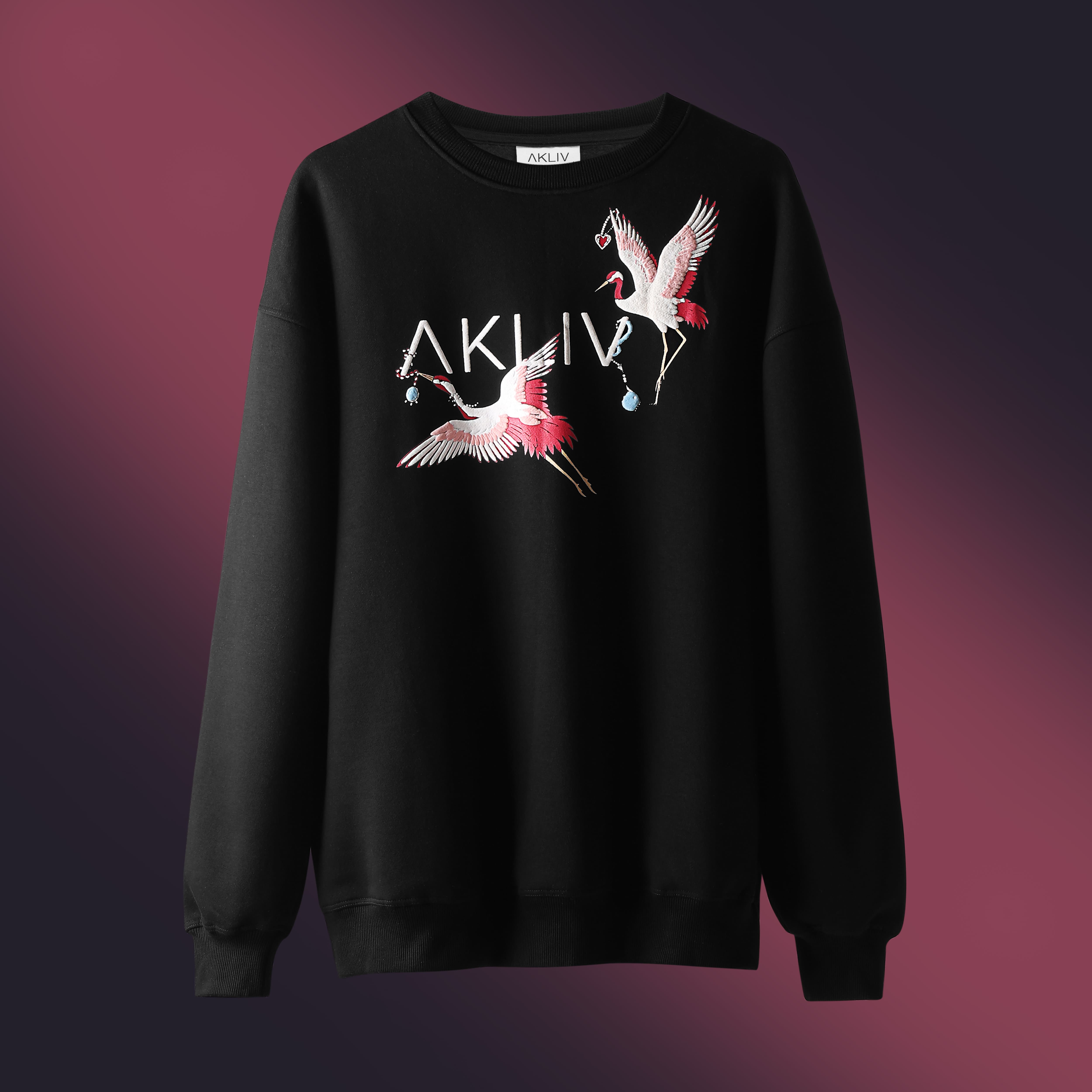 SANDHILL CRANE BLACK SWEATSHIRT