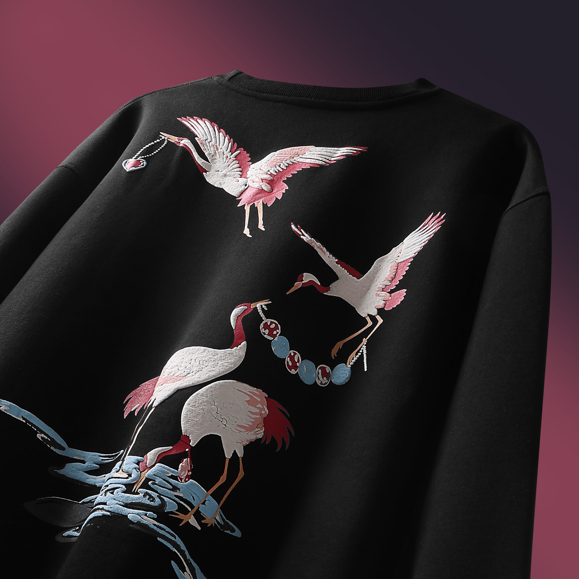 SANDHILL CRANE BLACK SWEATSHIRT