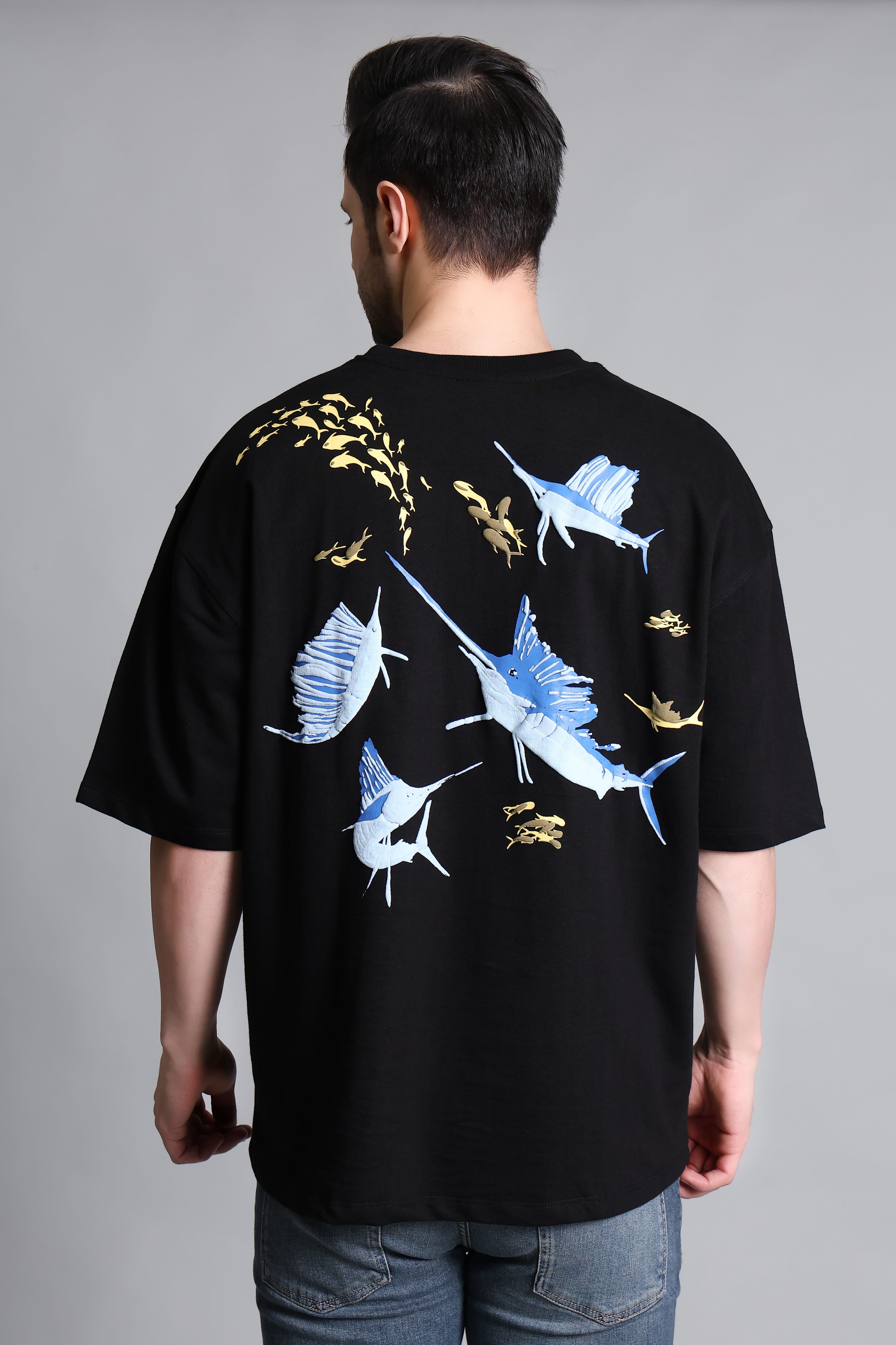 BLACK SAILFISH T SHIRT