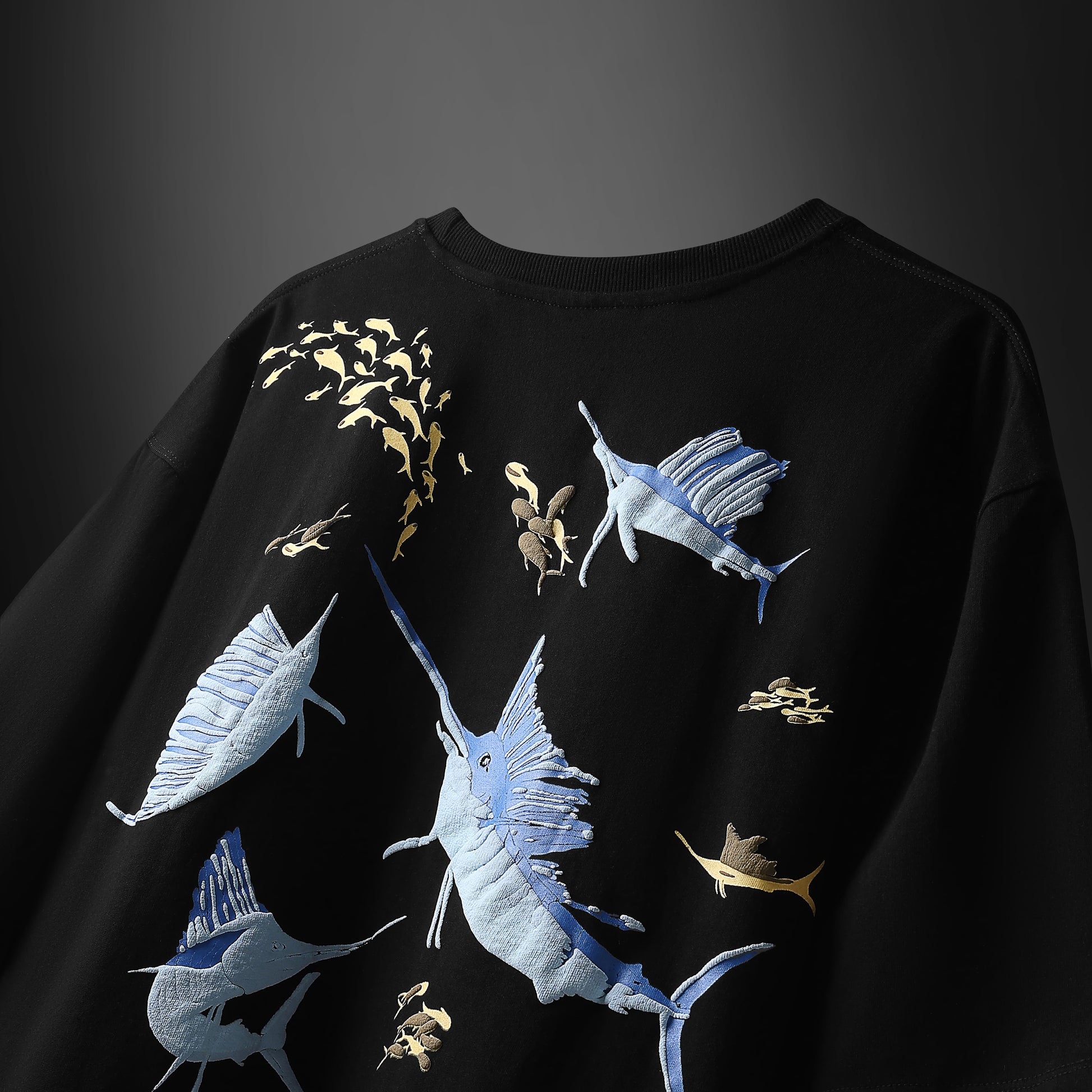 BLACK SAILFISH T SHIRT