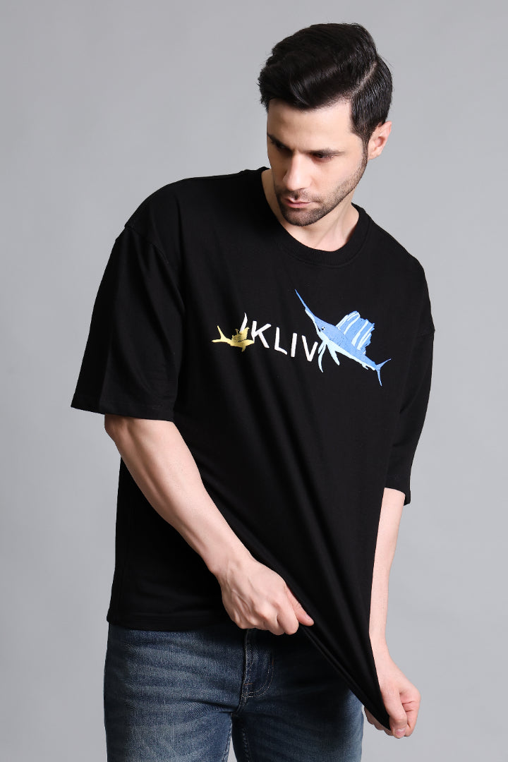 BLACK SAILFISH T SHIRT